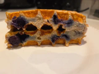 Waffles Proteicos - Vainilla Y Arándanos